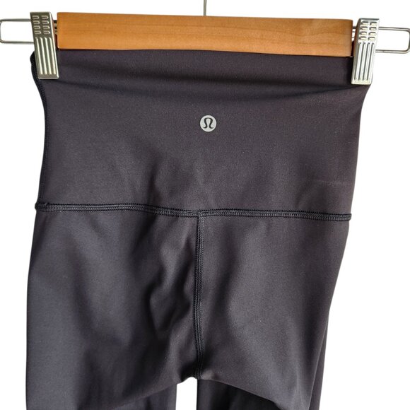 Lululemon Pants Black Women's 2 Soul Cycle Leggings Cropped 22" Inseam XS - Picture 8 of 10